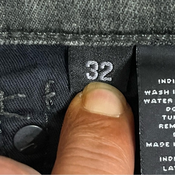 Women’s J Brand Arcane Jeans Size 32 Ankle Pants Stretch Slim Mid Rise Black - Picture 9 of 15